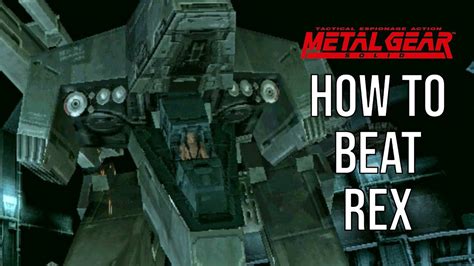 metal gear solid rex box shirt|mgs how to beat rex.